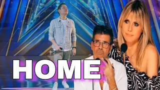 "HOME" by: Michael Buble | judges are crying they heard voices of YANZ | America’s Got Talent