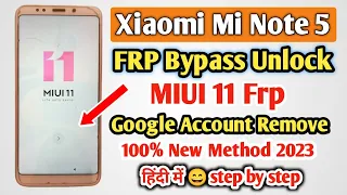 Xiaomi Redmi Note 5 (MEI7) FRP Unlock MIUI 11 | Mi Note 5 Google Account Bypass MIUI 11 Without PC |