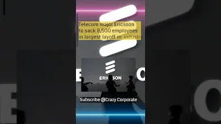 Telecom major Ericsson to sack 8,500 employees #shorts #youtubeshorts #ytshorts