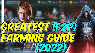 Best (Free To Play) Farming Guide SWGOH (2022)