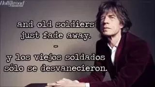 Mick Jagger - Old Habits Die Hard (lyrics english / spanish)