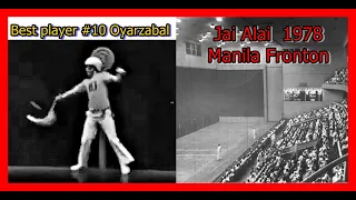 Jai Alai Manila Fronton 1978, Best player #10 Oyarzabal w/ #8Fernandez #6Lorenzo #9 Manu & Almoradie