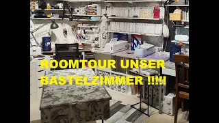 Roomtour, ich zeige Euch unser Bastelzimmer