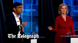 Tory leadership debate: Liz Truss clashes with Rishi Sunak over his plans for economic growth