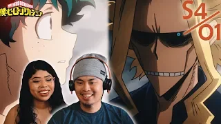 IT'S YOUR TURN DEKU | My Hero Academia Season 4 Episode 1 Reaction (Boku no Hero Academia Season 4)