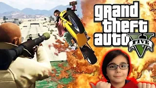 GTA5 Online Komik Anlar - Motorsiklet VS RPG!