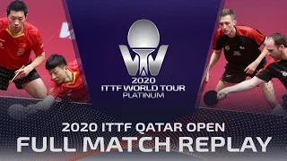 FULL MATCH | XU Xin / MA Long vs PITCHFORD Liam / DRINKHALL Paul | MD F | 2020 ITTF Qatar Open