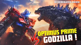 Godzilla VS Optimus Prime | Epic Battle #godzillaxkongthenewempire