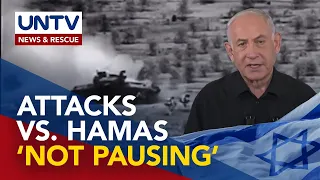 Israel’s Netanyahu announces attacks against Hamas will not pause