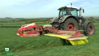 Silage 2018. Alvis Fendt 939 Black Beauty Mowing