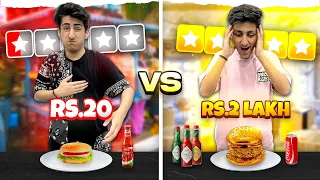 Cheap Vs Expensive Food Challenge | ₹10 Burger Vs ₹1000 Burger 🍔 - A_s Gaming