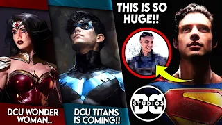 HUGE!! New DCU Movie to be TEEN TITANS!! Superman FIRST LOOK at The Engineer & MORE!