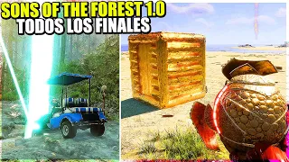 SONS OF THE FOREST 1.0 - De Cero al NUEVO FINAL con Artefacto y todos los finales | Gameplay Español