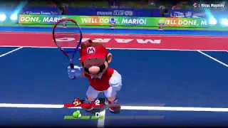 Mario Tennis Aces Breaking the Racket