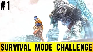 Skyrim SURVIVAL MODE Walkthrough - CHALLENGE