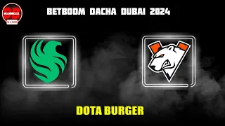 [RU] Virtus Pro-Team Falcons bo2 | BetBoom Dacha Dubai 2024 Group Stage | Dota Burger