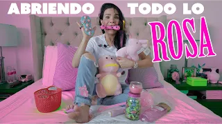 ABRIENDO TODAS LAS COMPRAS ROSAS | AnaNANA TOYS