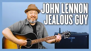 John Lennon Jealous Guy Guitar Lesson + Tutorial