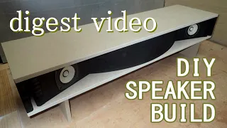 [DIY-SPEAKER]【ダイジェスト版】スピーカーボックス自作