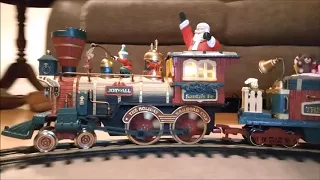 RIG I MADE TO GET A BETTER VIEW OF OUR ANIMATED CHRISTMAS TRAIN SET BRIGHT HOLIDAY EXPRESS