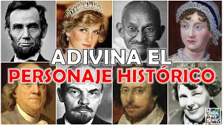 Adivina el "PERSONAJE HISTÓRICO" (PARTE 3) Test/Trivial/Quiz