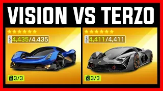 Asphalt 9 Vision 1789 vs Lamborghini Terzo Millennio