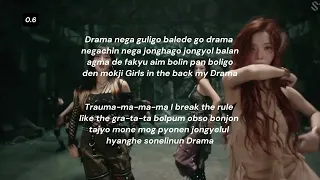 #DRAMA-  AESPA FAN-MADE  RAP PART TUTORIAL (SLOW TO NORMAL SPEED) - SIMPLIFIED LYRICS