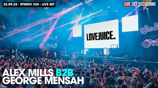 George Mensah b2b Alex Mix - Full DJ Set - Live at LoveJuice Studio 338 London 📍