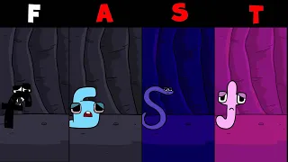 Alphabet Lore Final but F vs A vs S vs T