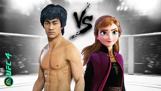 Bruce Lee vs Anna Old "Frozen" (EA Sports UFC 4)