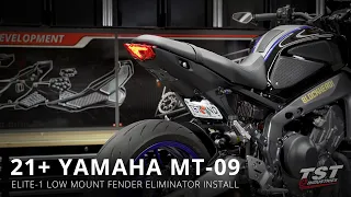 How to install an Elite-1 Low Mount Fender Eliminator on a 2021+ Yamaha MT-09 by TST Industries