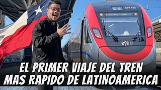 EXCLUSIVO Chile estrena el tren más rápido de  SUDAMÉRICA viaje de 160 KM/H Santiago-Curicó 🚅🇨🇱