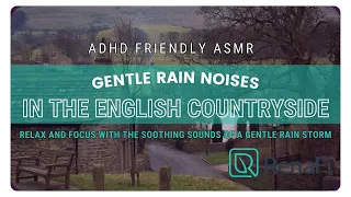 ASMR Gentle Rain Storm For Relaxation and Focus