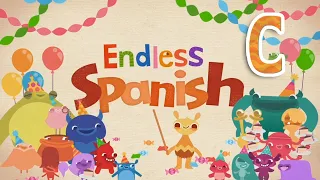 Endless Spanish Letter C - Sight Words: CALIENTE, CAMA, CAMPANA, CAMINO, ... | Originator Games