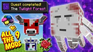 Twilight Forest Mod! ALLE BOSSE erklärt & komplett durchgespielt! - All The Mods 9 #16