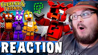 Where Is Foxy's Hook?! [VERSION B] "Fazbear & Friends" Ep: 1 (Minecraft FNAF Animation) REACTION!!!