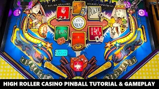 High Roller Casino Pinball Tutorial & Gameplay (Stern 2001)