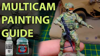 Multicam painting guide for Miniatures - 1:35 Live-Resin US Soldier