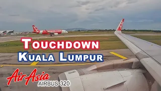 AIR ASIA Flight AK591 Approach & Landing Kuala Lumpur, Malaysia