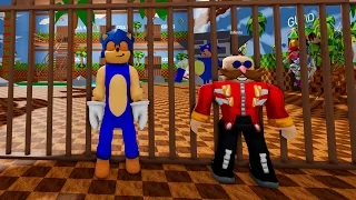 SONIC'S PRISON RUN! - Shadow Boss Roblox Full Gameplay #roblox #obby