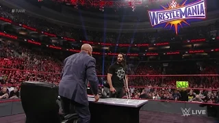 Triple H, Seth Rollins Hold Harmless Contract Signing - WWE RAW 3/27/17 VIDEO