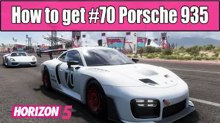 How to get the #70 Porsche 935 in Forza Horizon 5