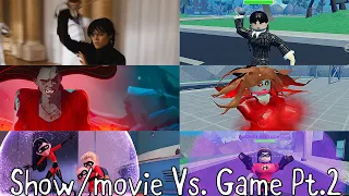 Show/movie vs heroes online world Pt.2