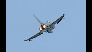 Check out this Awesome RAF Typhoon display Midlands Air Festival @ The Stunning Ragley Hall FastJet