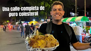 La CALLE del COLESTEROL en Medellin 🤤  Comida callejera Colombiana