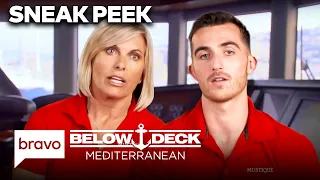 SNEAK PEEK: Captain Sandy Catches Max Salvador In A Lie | Below Deck Mediterranean (S8 E14) | Bravo