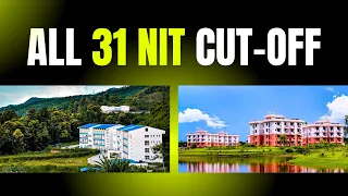 Jee Mains 2024 - All 31 NIT's Cut Off - Category Wise | Shivam Singh