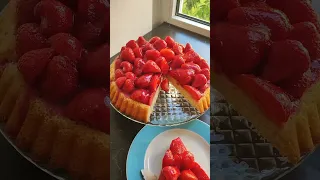 Torte #erdbeeren  #erdbeertorte #erdbeerkuchen #lecker