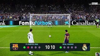 PES 2021 | Barcelona vs Real Madrid | El Clasico Penalty Shootout | Messi vs Ramos | Gameplay PC