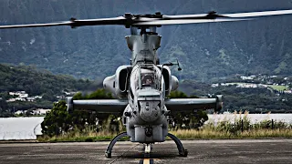 AH-1Z Viper in Action - Firing All Its Weapons